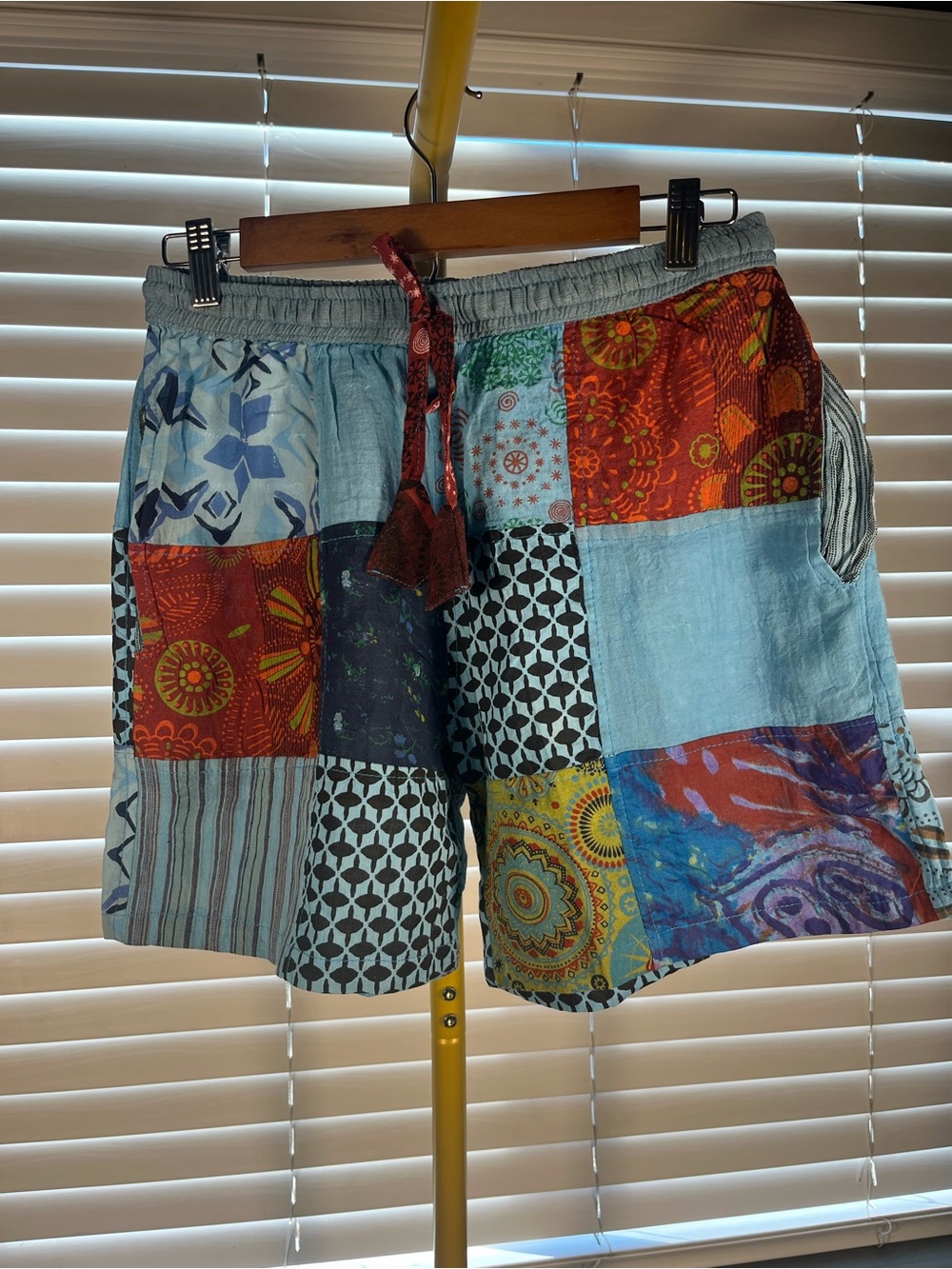 Patchwork Multi-Pattern Women’s Board Shorts - Multi